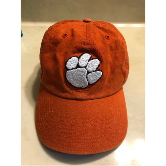 47 Other - Clemson Tiger Paw Print Hat Adjustable